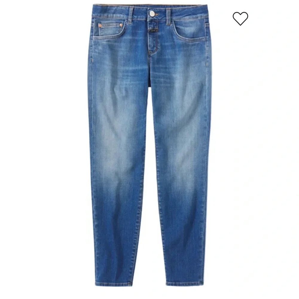 Closed Baker Slim Straight Jeans 29 Candiani Italian Denim Mid Wash Blue - Picture 4 of 16